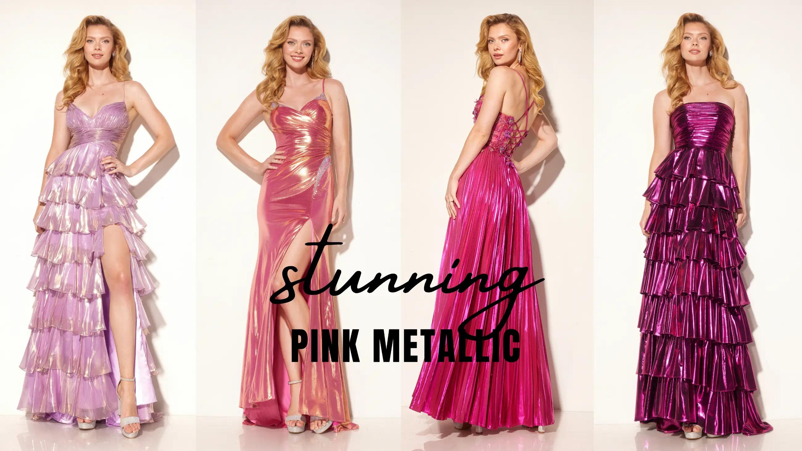 Stunning Pink Metallic desktop banner